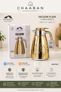 1-Liter Vacuum Flask – Double Wall Insulated Thermal Coffee & Tea Pot