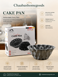 Chaabanhomegoods Non-Stick Bundt Cake Pan – Premium Fluted Baking Mold for Cakes & Desserts