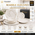 Marble Elegance 52-Piece Dinner Set – Chaaban Home Goods