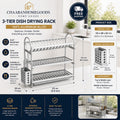 Premium Aluminum Dish Drying Rack – Rust-Resistant, Spacious & Modern Kitchen Organizer | Free Shipping