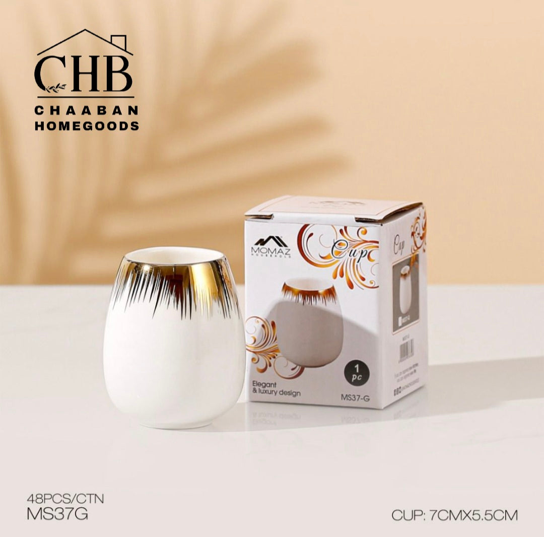 Luxury Mate Cup – Elegant Gold Design Yerba Mate Cup