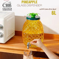 6L Glass Beverage Dispenser – Grape & Strawberry Design