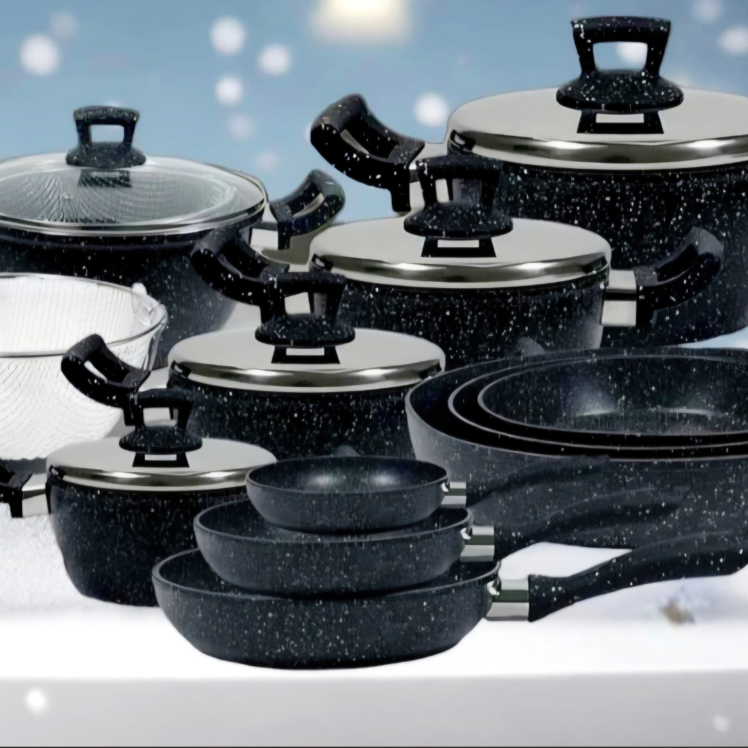 Phoenix Premium Non-Stick Cookware Set – Complete Kitchen Pots & Pans Set | Durable, Easy Clean | Free Shipping