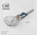 Stainless Steel Frying Skimmer (39CM) – Oil Strainer Spoon