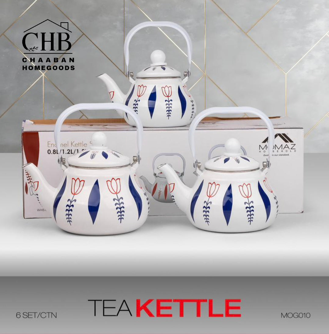 3-Piece Premium Tea Kettle Set – Elegant Arabic Style Teapot Set