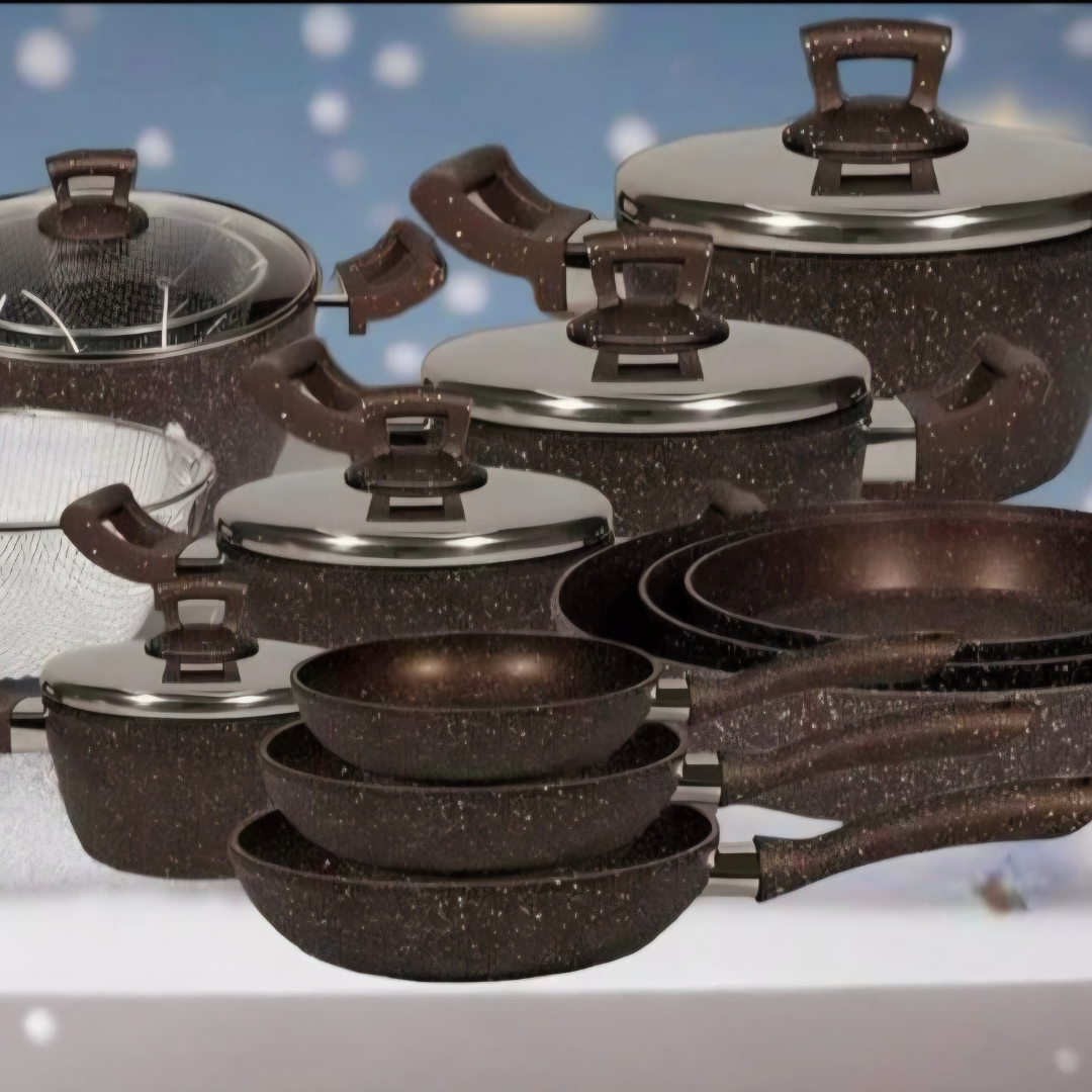 Phoenix Premium Non-Stick Cookware Set – Complete Kitchen Pots & Pans Set | Durable, Easy Clean | Free Shipping