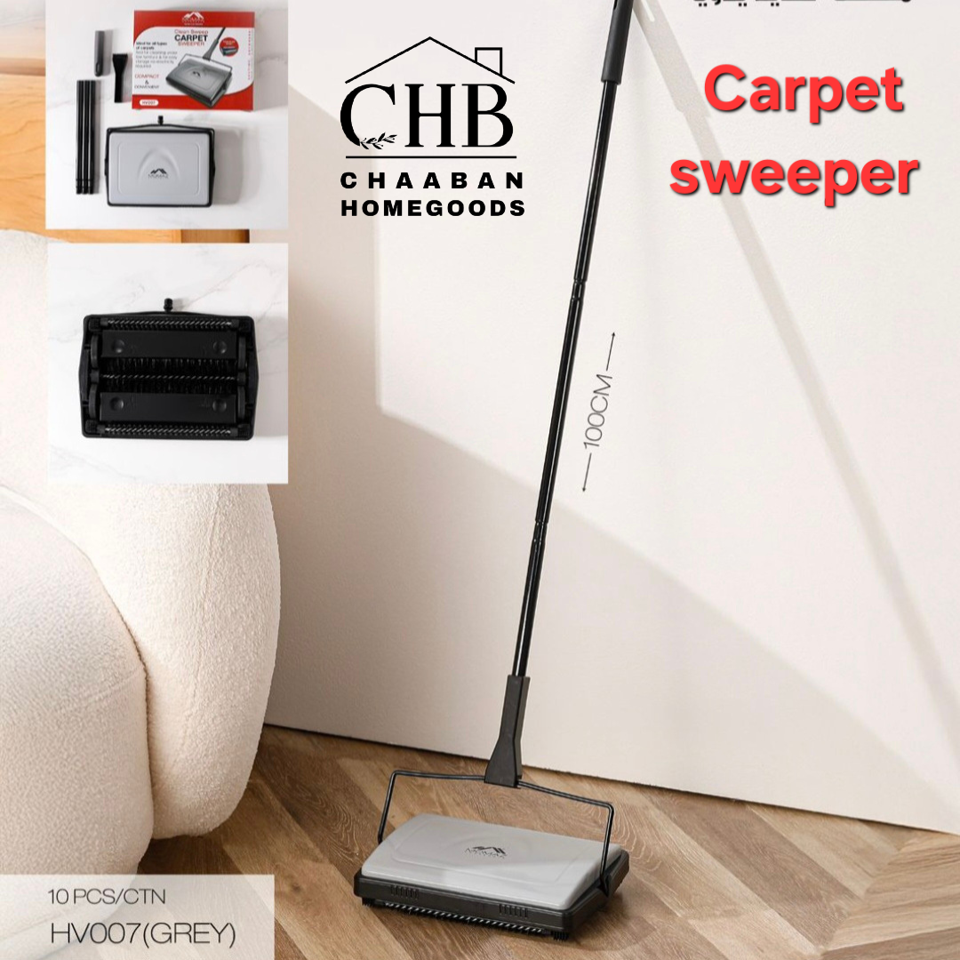 Manual Carpet Sweeper – Metal Body (Non-Electric)