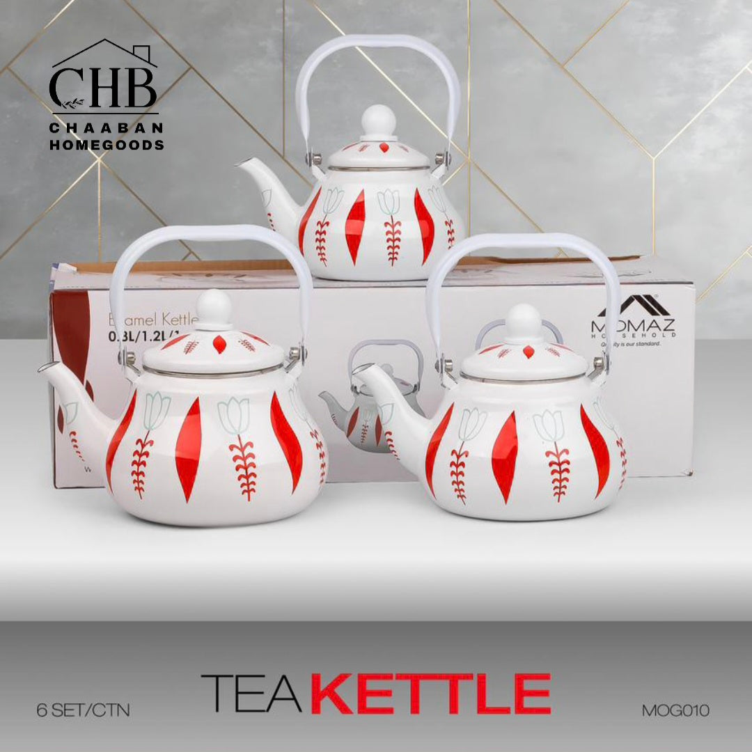 3-Piece Premium Tea Kettle Set – Elegant Arabic Style Teapot Set
