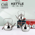 3-Piece Stainless Steel Tea Kettle Set (1L / 1.5L / 2L)