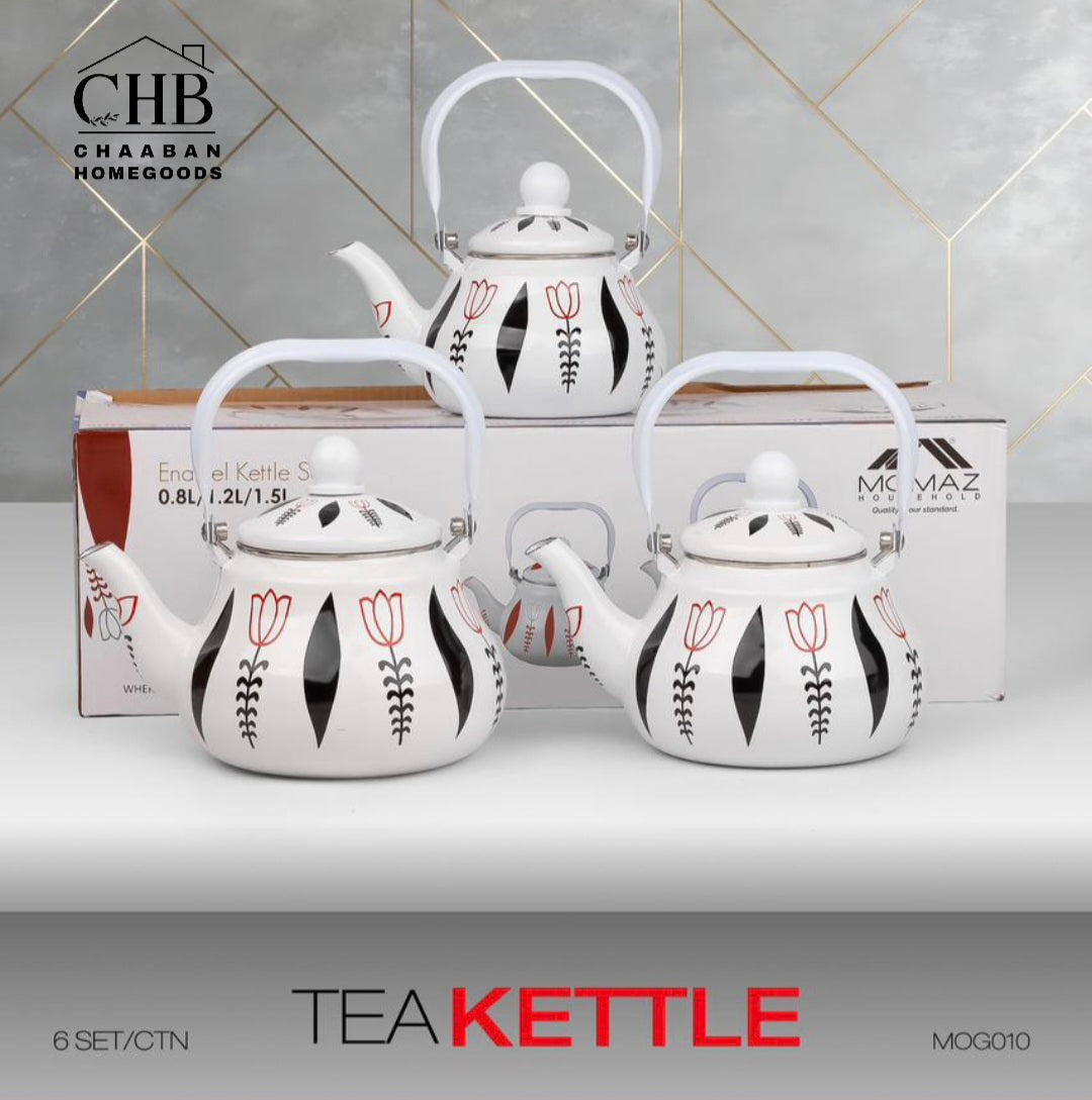 3-Piece Premium Tea Kettle Set – Elegant Arabic Style Teapot Set