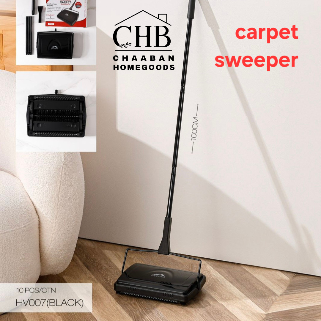 Manual Carpet Sweeper – Metal Body (Non-Electric)