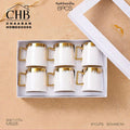 Luxury Mug Set – 6 PCS Gold Handle Coffee Mugs with Gift Box
