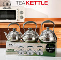 Stainless Steel Tea Kettle Set (3 Piece)